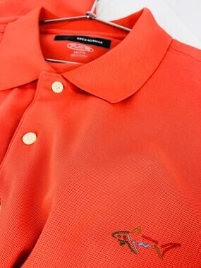 Greg Norman Play Dry Solid Short Sleeve Golf Polo Shirt Mens XXL